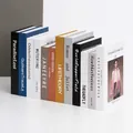 Set of 12 luxury modern decorative faux books for home office and living room shelves - Set 9 (12 Books)