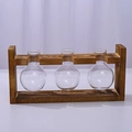 Bulb Triple Bottle Retro Wood Stand