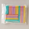 Macaron color plastic sealing clips set in assorted sizes with transparent bag - 16 Pieces Pack