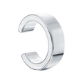 Polished S925 sterling silver C-shaped ear cuff with minimalist geometric design - Simple Polished Style (Style 4) / 925 Silver