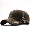 Gorra de béisbol de algodón verde militar con bordado retro y colgante de ancla vintage - Verde Militar