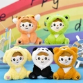 A collection of cute plush animal costume doll pendants for keychains and bag accessories - Random Mixed Styles / 13cm