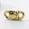 Polierter Edelstahl-Verschluss in Gold für DIY-Halsketten und Armbänder in 9mm oder 11mm - 11mm / Gold