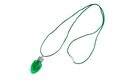 Close-up van groene LED kerstketting met koord en details van het interne circuit - Groene Lamp Ketting