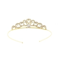 Goldene Blumenkrone mit verbundenen Herzen (Stil 54)