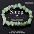 Detailed view of handmade irregular green gemstone beads bracelet on a reflective surface - Green Ore Stone