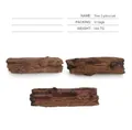 Set de 3 troncos de árbol artificiales para escena dinosaurio, resina marrón, bolsa 144.7g - Juego de 3 Troncos de Árbol / 144.7g