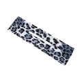 Accessoire chignon à motif léopard bleu avec fil métallique flexible pour coiffage - Léopard Bleu-Gris