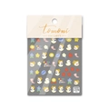 Stickers autocollants pour ongles avec canards mignons et motifs floraux colorés de jardin - Mince & Flexible / Canard de Jardin (to1170)