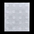 Transparent double-sided adhesive glue dots for balloon decoration and wall fixings - 20 Dots Per Sheet