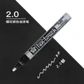 Sakura Pen-touch silver oil-based paint marker with 2.0mm medium tip on black paper - 2.0mm / Silver