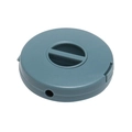 Organizador de cables gris azulado para electrodomésticos con dial giratorio de gestión - Caja Redonda de Almacenamiento de Cables / Azul