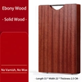 Solid ebony wood cutting board 33x23x2.5cm size, unpainted and wax-free material - Joined Wood 33*23*2.5cm