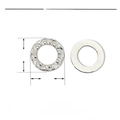 Detail of 16mm stainless steel round charms with embossed and polished textures - Stainless Steel Round Embossed Pattern Component