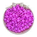 100 Pièces/Paquet (9x6mm) / Couleur solide Rose-Violet