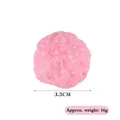 Pink miniature ice cream ball model 3.5cm resin accessory for DIY dollhouse decoration - Shrimp Ball / 3.5cm
