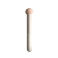 Mushroom head concealer brush with round beige sponge tip and lid for smooth makeup finish - With Tube / Nude