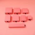 Pink minimalist drawer jewelry boxes in various square and rectangular dimensions - 21x4.5x3.5cm / Rose Pink