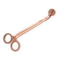 Professional rose gold stainless steel candle wick trimmer for DIY candle care - Rose Gold Wick Trimmer / Rose Gold