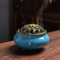 Crackle Censer Sky Blue (With Fireproof Cotton)
