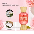 Neutral peony and coconut fragrance mist CD003 in 200ml red and gold bottle - CD003 SOMEBUNNY LOVES YOU/200ml