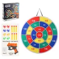 3-in-1 space shooting game set with dart target board and soft foam bullet blaster toy - Space Station Style C (YNQ218) / Standard