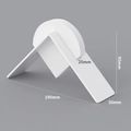 White L-shaped corner protector 190x95x50mm industrial reinforced protective pad - Coffee Filter Paper Holder - White