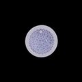 Translucent circular silicone mold with multi-shape cavities for DIY resin jewelry making - 9# Translucent Crushed Gem Round