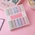 Morandi color soft tip highlighter set in 6 assorted pastel shades for note-taking - Boxed Sweet Series (6 Pcs)