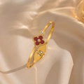 2003 Golden Four-leaf Clover Red