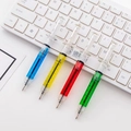 Syringe Ballpoint Pen (Random Mixed Colors) 0.7mm Bullet Tip Red/Yellow/Blue/Green (Random Delivery)