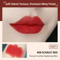 Samtig-matter Lippenstift #08 Scarlett Red mit Lippen- und Arm-Swatches für Make-up - 6.5g / 08# Scarlett Rot