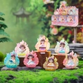 Flocked Fox Girl figurine from the Nine-Tailed Fox series in ancient Chinese style - Splendid Age Small Series Random Single / Random 1pc
