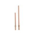 Rose gold minimalist metal clock hands set for DIY quartz movement repair and assembly - Rose Gold