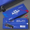 Individually wrapped 75% alcohol sanitizing wipe for gaming keyboards and mice - Alcohol Esports Cleaning Style / Tech Blue