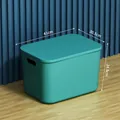 30L Nordic green plastic storage box with lid and handles, 41x30.5x24.5cm dimension - Giant (41x30.5x24.5cm) / Nordic Green