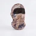 Tactical balaclava outdoor cycling sun mask in brown honeycomb camo pattern - Desert Camouflage