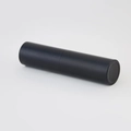 Portable matte black 10ml rotating perfume atomizer bottle for travel skincare storage - Matte Black