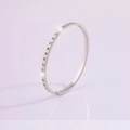 【168】silver Square Diamond Set