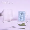 Cylindrical rose embossed silicone mold for aromatherapy candles with dimensions - Textured Cylinder lz-1/Rose Style