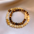 32# Tiger Eye Light Citrine Bracelet