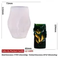 Calla Lily silicone candle mold with dark green floral wax finish for DIY crafts - Calla Lily Relief Candle Mold LZ-1000