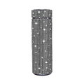 500ml smart rhinestone water bottle in black and white crystal diamond finish - Black Mesh Silver Rhinestones