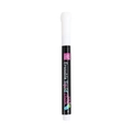 White liquid chalk marker G-20 with erasable ink for LED boards and blackboards - Round Head Black Barrel / White