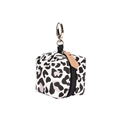 Waterproof faux leather pacifier bag with leopard print pattern and gold lobster clasp - Leopard Print