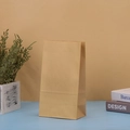 Eco-friendly brown kraft paper gift bag for birthday parties and food packaging - Natural