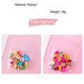 Mini creative rubber eraser set with Christmas and cartoon patterns for kids - Bagged Christmas Small Erasers