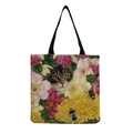 Muso di gatto soriano con fiori (hm2882)