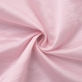 Macro detail of glossy pink lantern sleeve fabric with pleated texture and silk-like finish - S / Pink