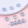 Perle a cuore in vetro cristallo blu 10mm per la creazione di gioielli fai-da-te - 4# Blu Chiaro